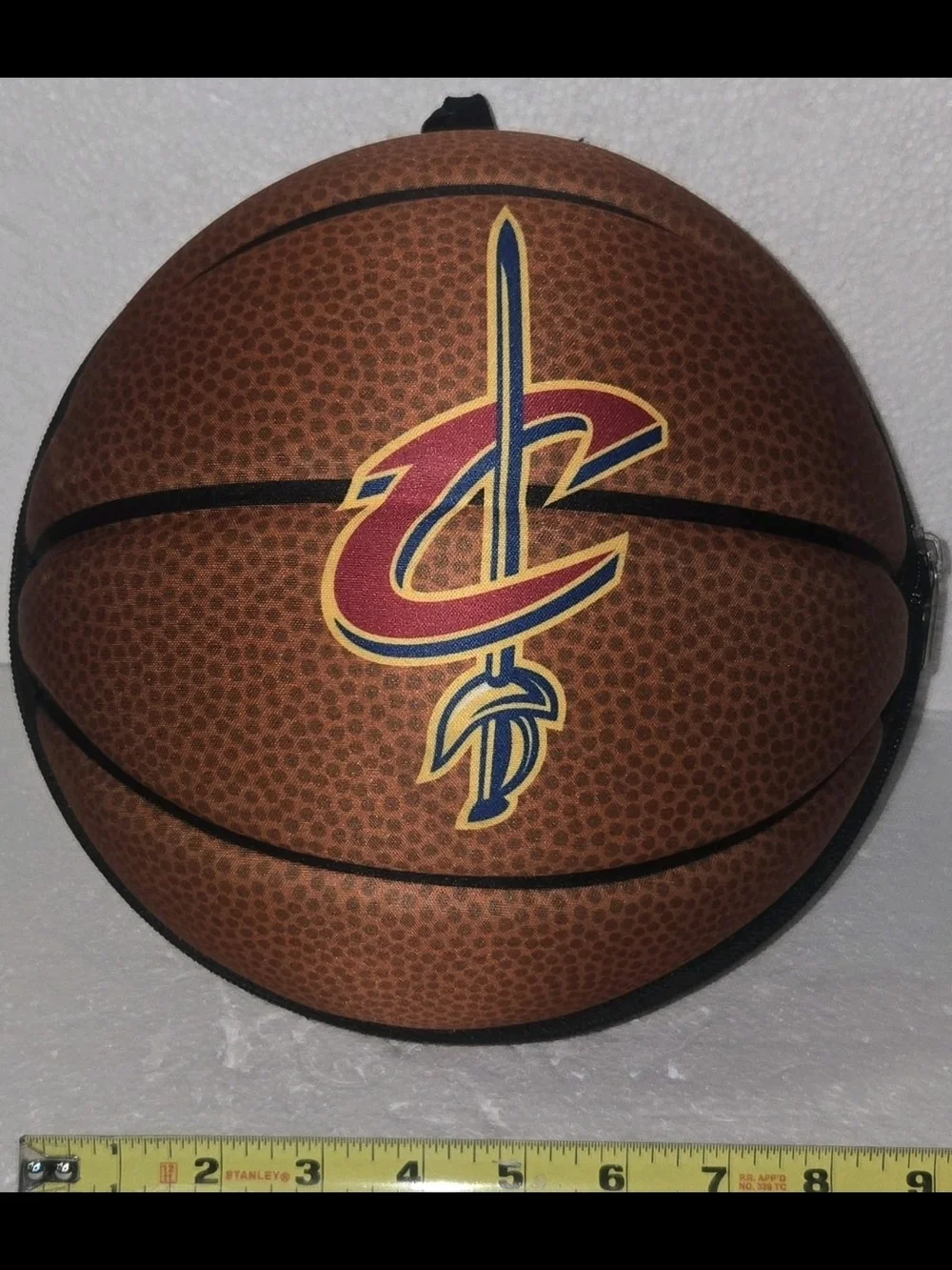 Cleveland Cavaliers Convertible Basketball Shaped Duffle Bag Expandable